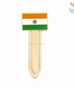 Bigsmall_piu Corporate Indian Flag Metallic Bookmark