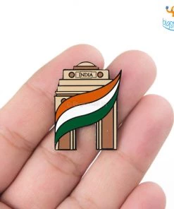 Bigsmall_piu Father's Day India Gate Lapel Pin
