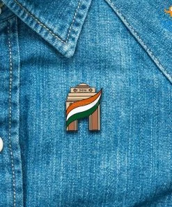 Bigsmall_piu Father's Day India Gate Lapel Pin