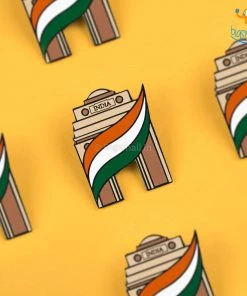 Bigsmall_piu Father's Day India Gate Lapel Pin