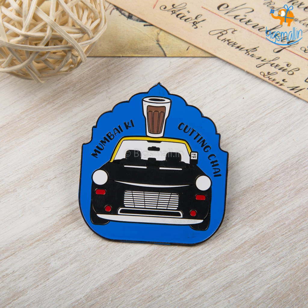 Bigsmall_piu Indian City Fridge Magnet