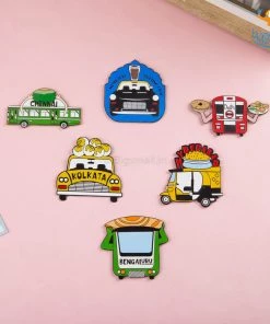 Bigsmall_piu Indian City Fridge Magnet