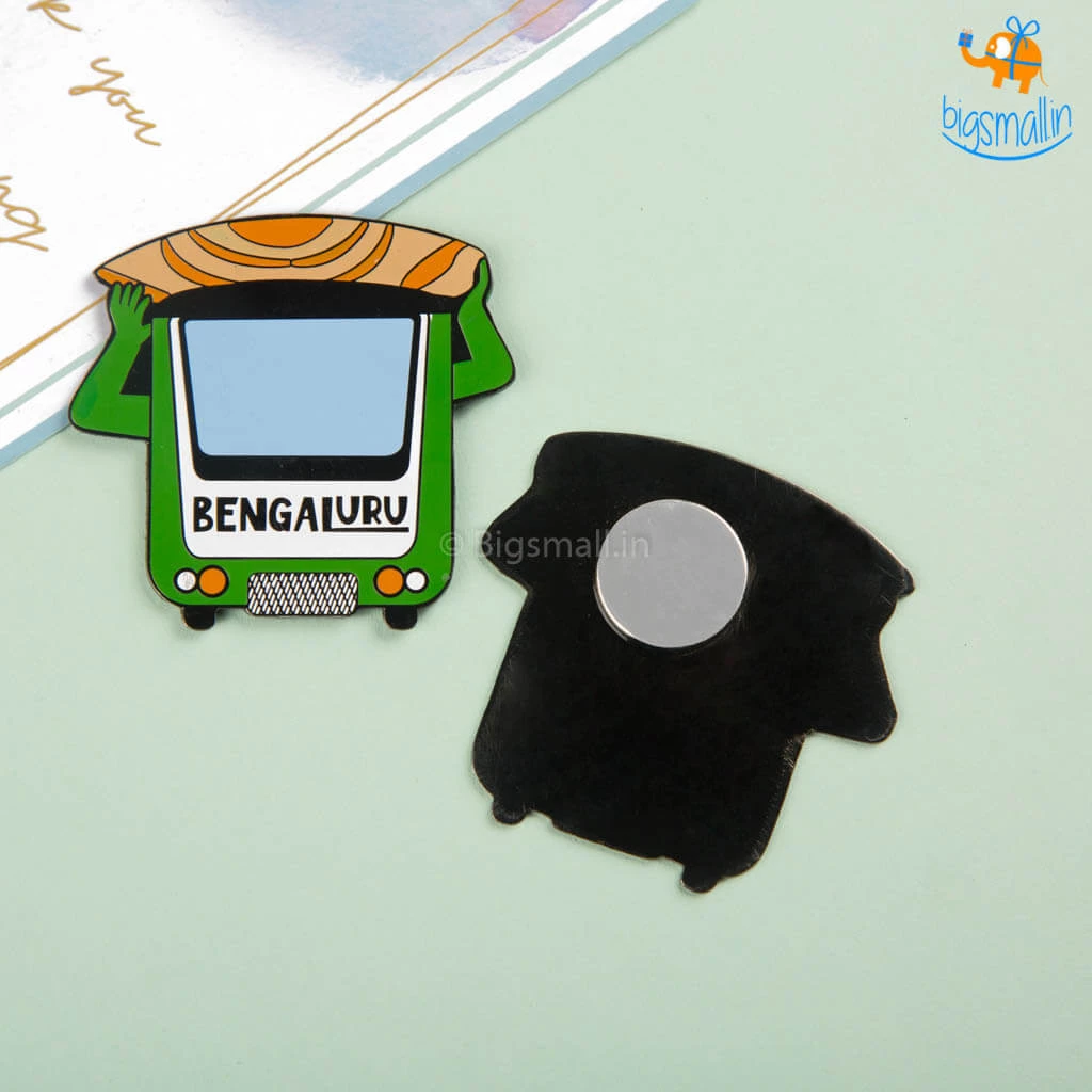 Bigsmall_piu Indian City Fridge Magnet