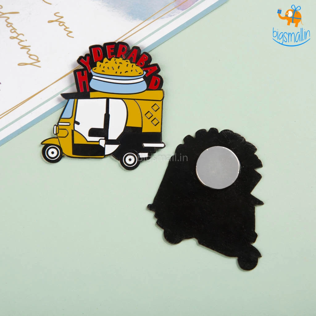 Bigsmall_piu Indian City Fridge Magnet