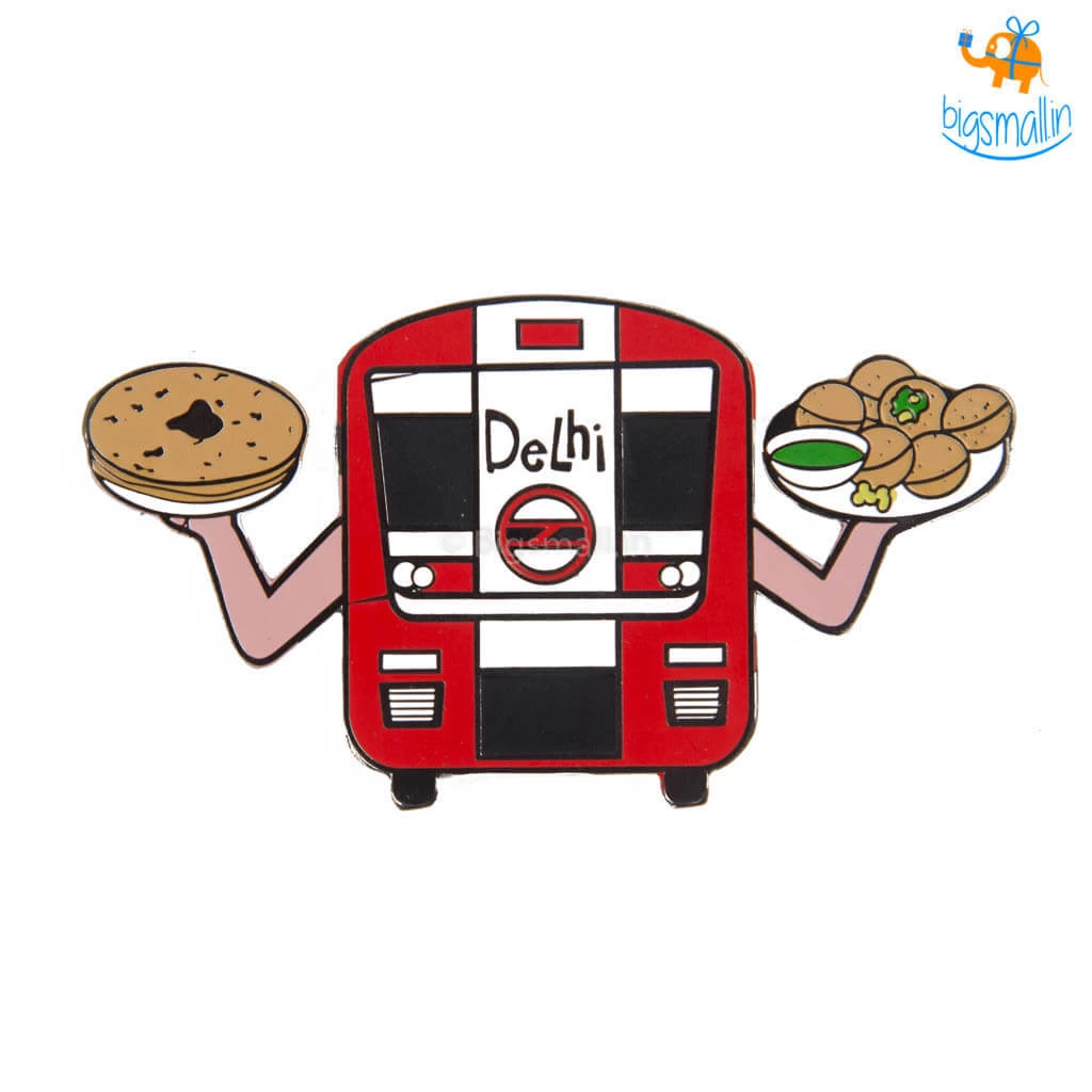 Bigsmall_piu Indian City Fridge Magnet