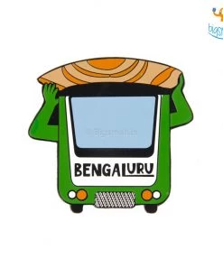 Bigsmall_piu Indian City Fridge Magnet