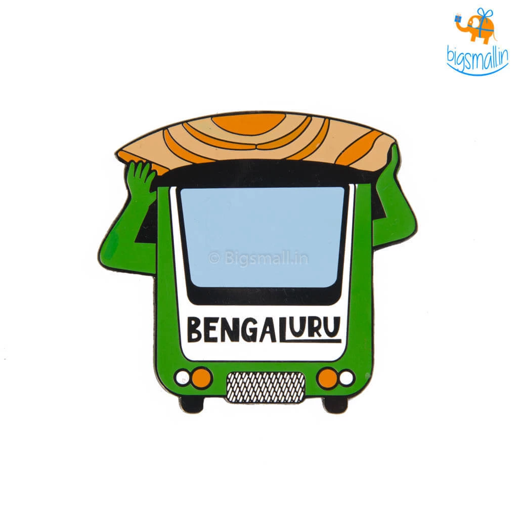 Bigsmall_piu Indian City Fridge Magnet