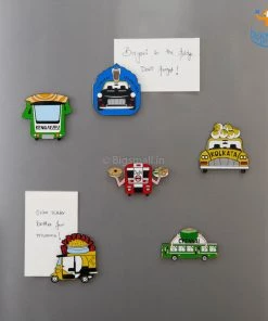 Bigsmall_piu Indian City Fridge Magnet