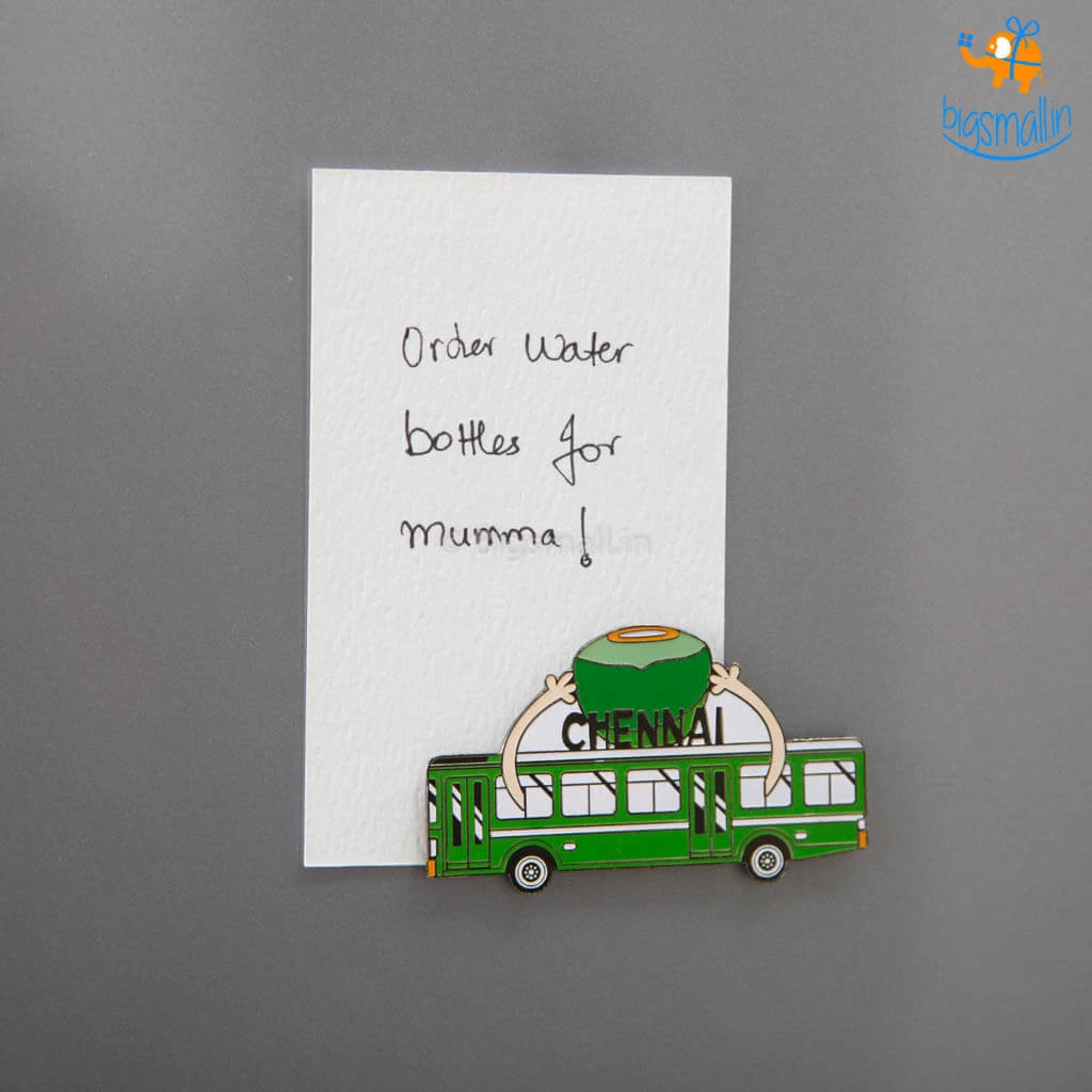 Bigsmall_piu Indian City Fridge Magnet