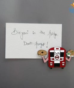 Bigsmall_piu Indian City Fridge Magnet