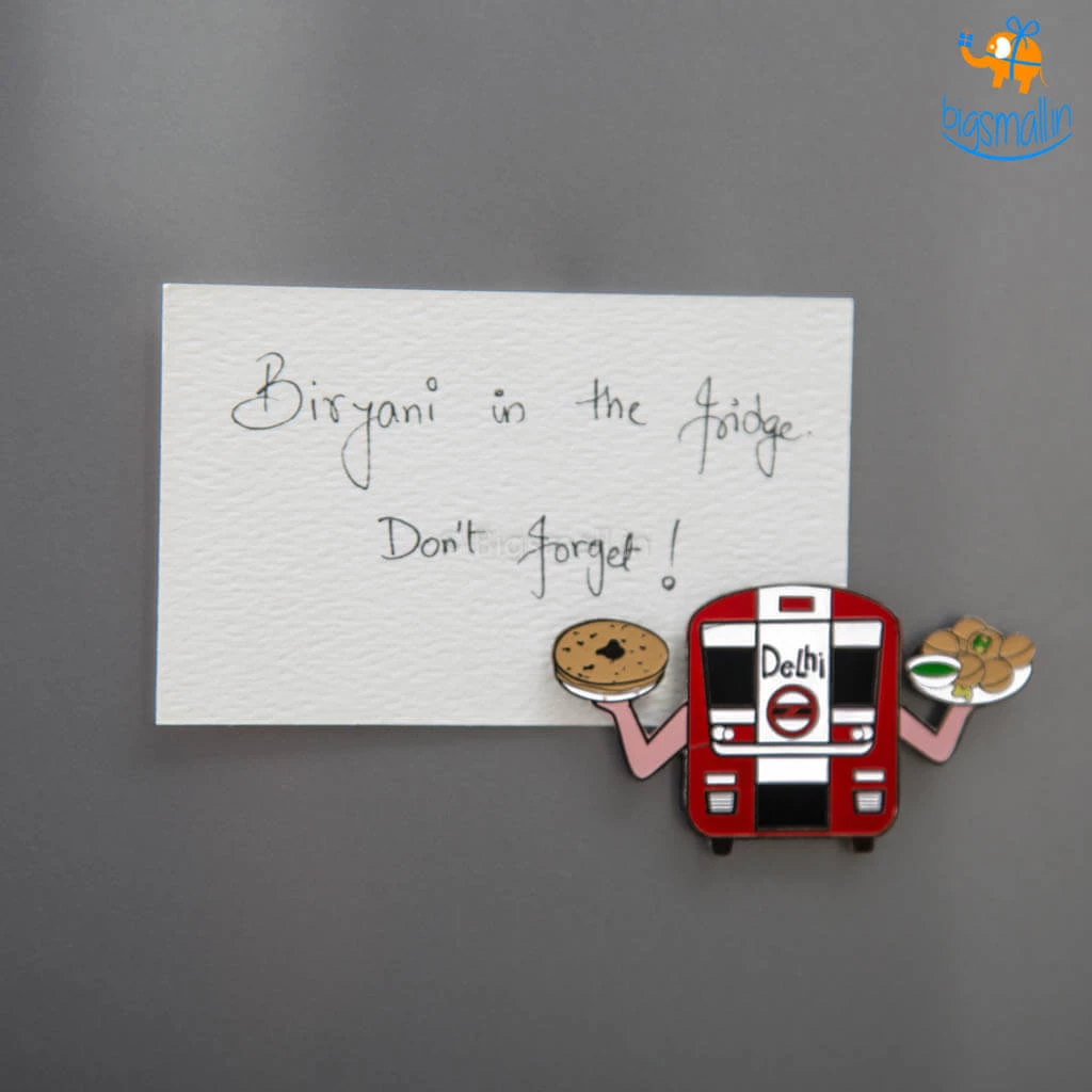 Bigsmall_piu Indian City Fridge Magnet