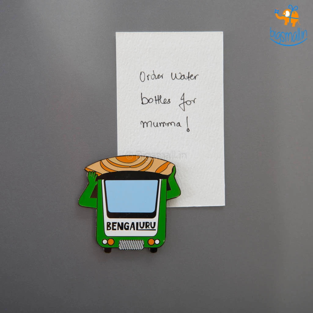 Bigsmall_piu Indian City Fridge Magnet