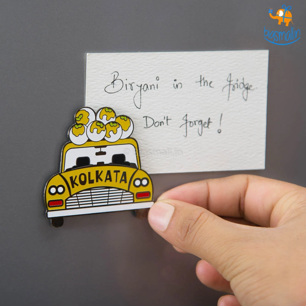 Bigsmall_piu Indian City Fridge Magnet