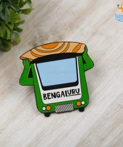Bigsmall_piu Indian City Fridge Magnet