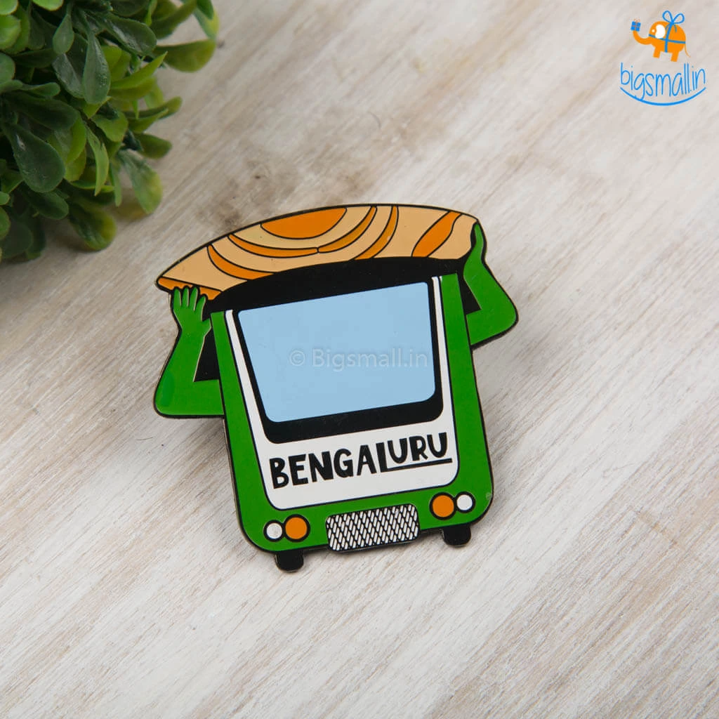 Bigsmall_piu Indian City Fridge Magnet