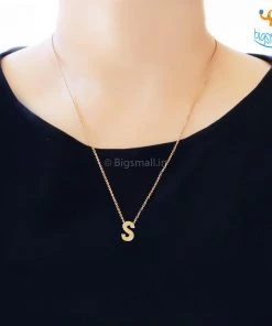 AmyLi All Of It Initials Pendant With Chain
