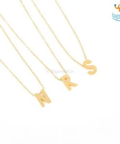 AmyLi All Of It Initials Pendant With Chain