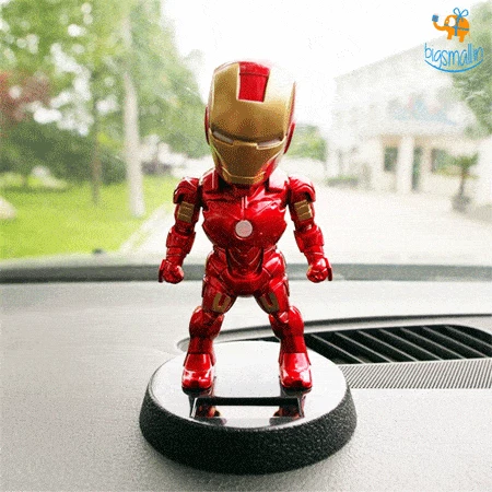 Bigsmall_hmk Iron Man Solar Powered Bobblehead Best Sellers