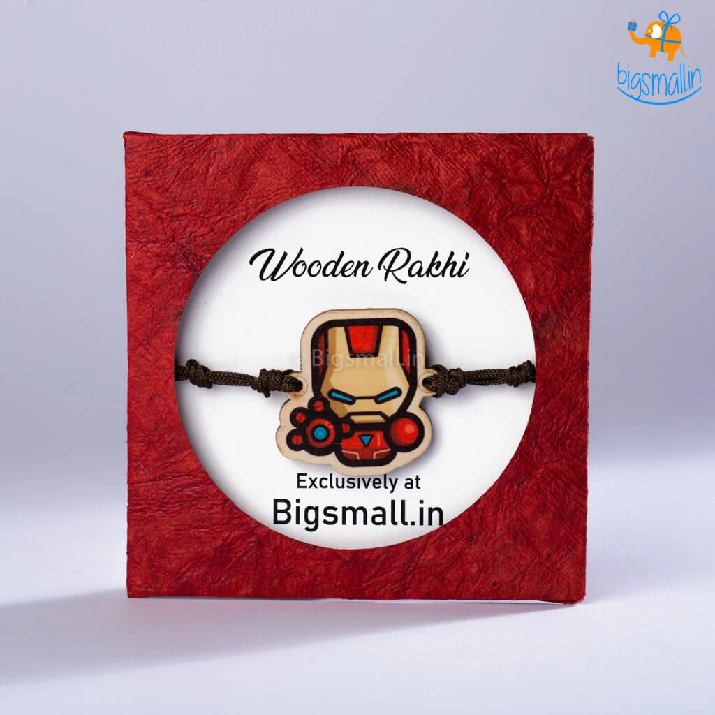 Bigsmall_cc Avengers Wooden Rakhi