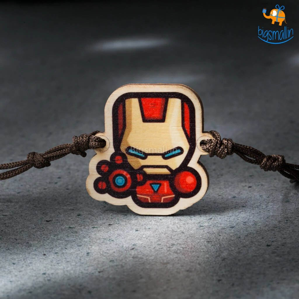 Bigsmall_cc Avengers Wooden Rakhi