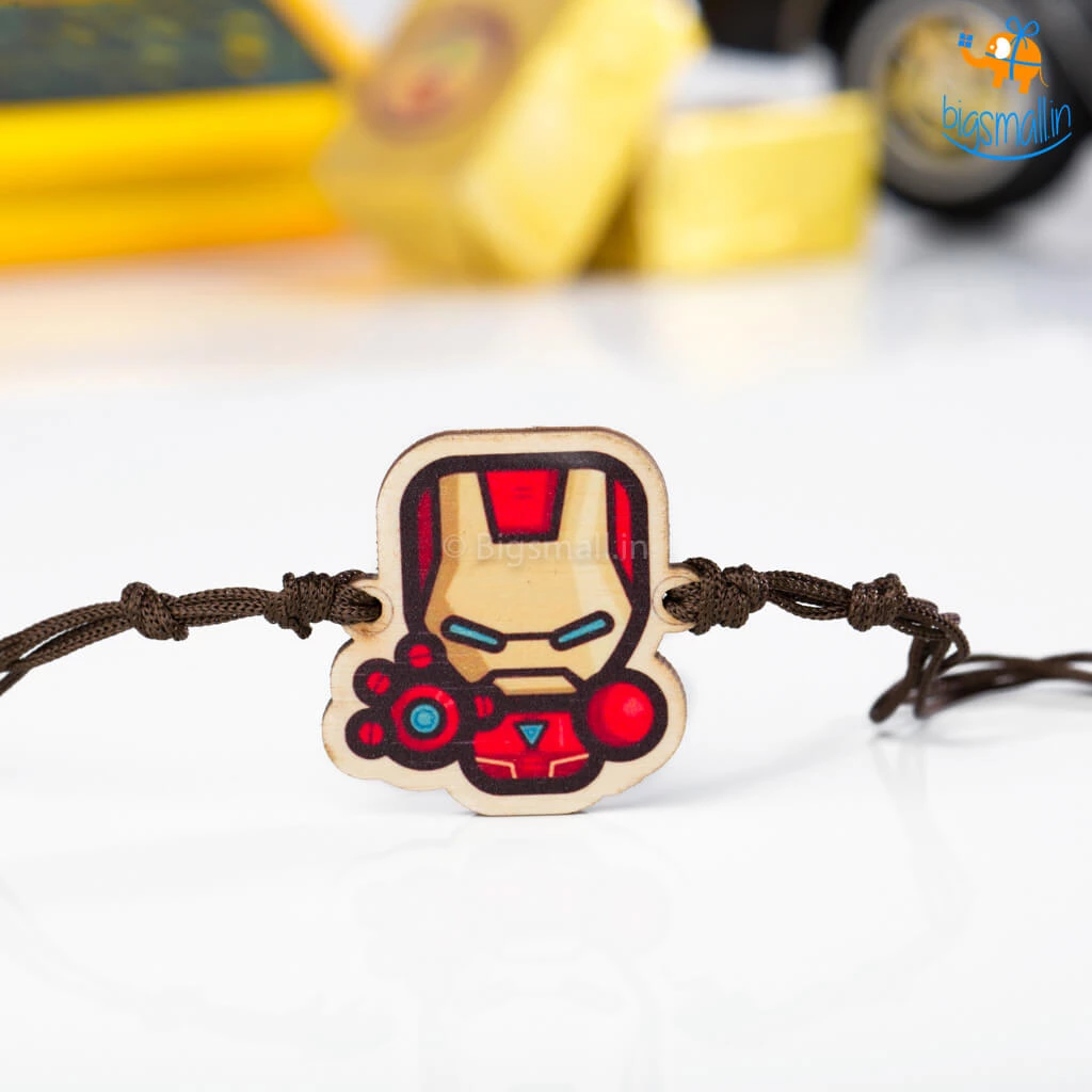 Bigsmall_cc Avengers Wooden Rakhi