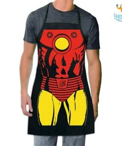 AmyLi Father's Day Iron Man Apron