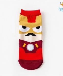 VinnyC Iron Man Cartoon Socks