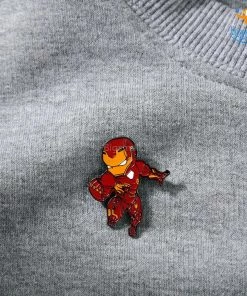 Bigsmall_piu All Of It Iron Man Metallic Lapel Pin