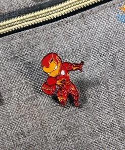 Bigsmall_piu All Of It Iron Man Metallic Lapel Pin