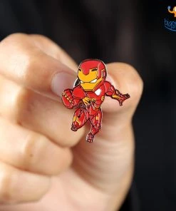 Bigsmall_piu All Of It Iron Man Metallic Lapel Pin