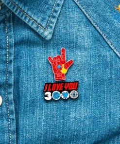 Bigsmall_piu Love You 3000 Lapel Pin
