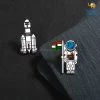 Bigsmall_piu ISRO India Lapel Pin - Set Of 2