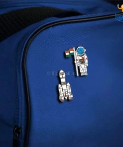 Bigsmall_piu ISRO India Lapel Pin - Set Of 2