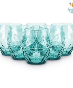 Devnow Sea Tint Whiskey Glasses - Set Of 6 Father's Day