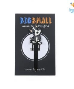 Bigsmall_piu I Wuf You Metallic Bookmark Corporate