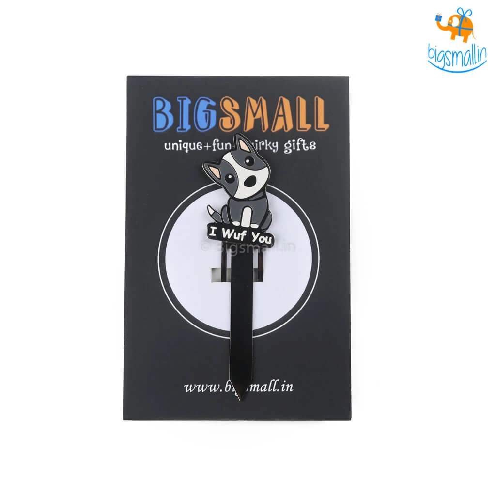 Bigsmall_piu I Wuf You Metallic Bookmark Corporate