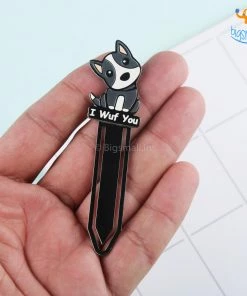 Bigsmall_piu I Wuf You Metallic Bookmark Corporate