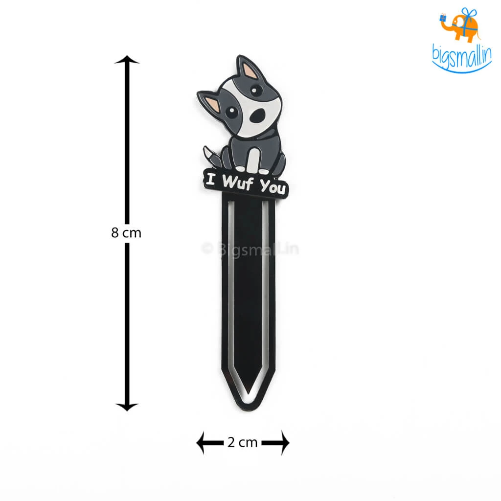 Bigsmall_piu I Wuf You Metallic Bookmark Corporate