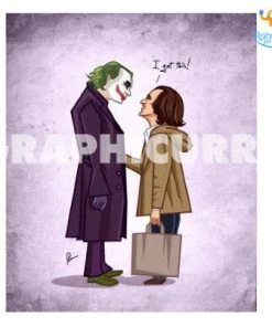 Graphicurry Joker Meets Joker Mini Poster All Of It
