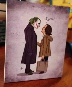 Graphicurry Joker Meets Joker Mini Poster All Of It