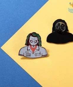 Bigsmall_piu Joker Metallic Lapel Pin