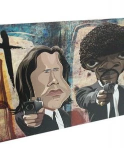 Graphicurry Jules And Vincent Laminated Poster