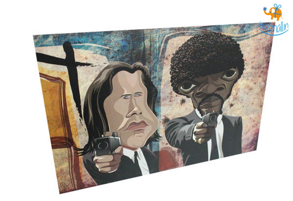 Graphicurry Jules And Vincent Laminated Poster