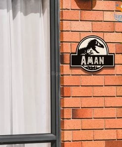 Chitra Chaya Personalized Jurassic Park Themed Nameplate | COD Not Available