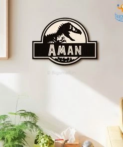 Chitra Chaya Personalized Jurassic Park Themed Nameplate | COD Not Available