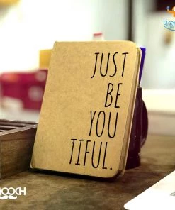 Mooch Design Studio All Of It Just Be You A6 Notebook With Elastic