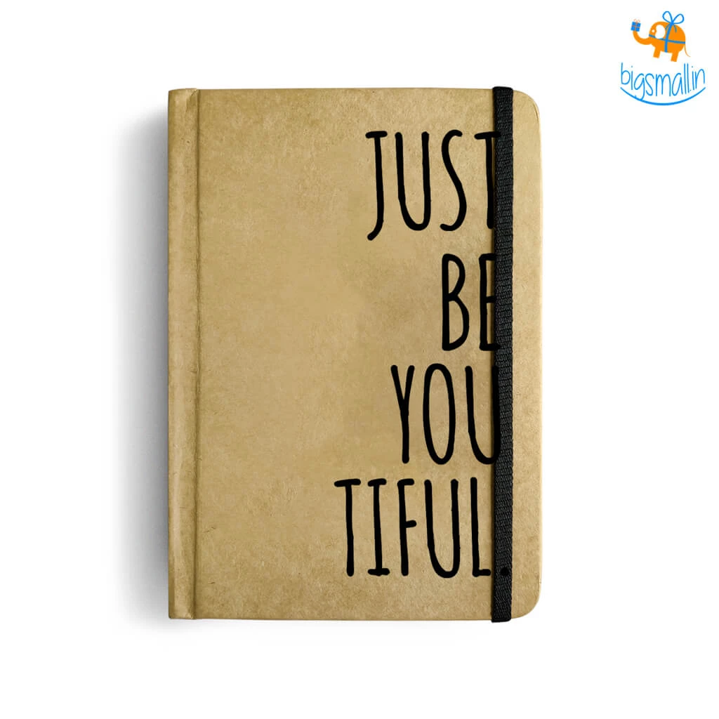Mooch Design Studio All Of It Just Be You A6 Notebook With Elastic
