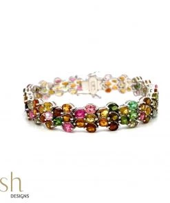 Ash Designs Dahlia Multi Tourmaline Bracelet