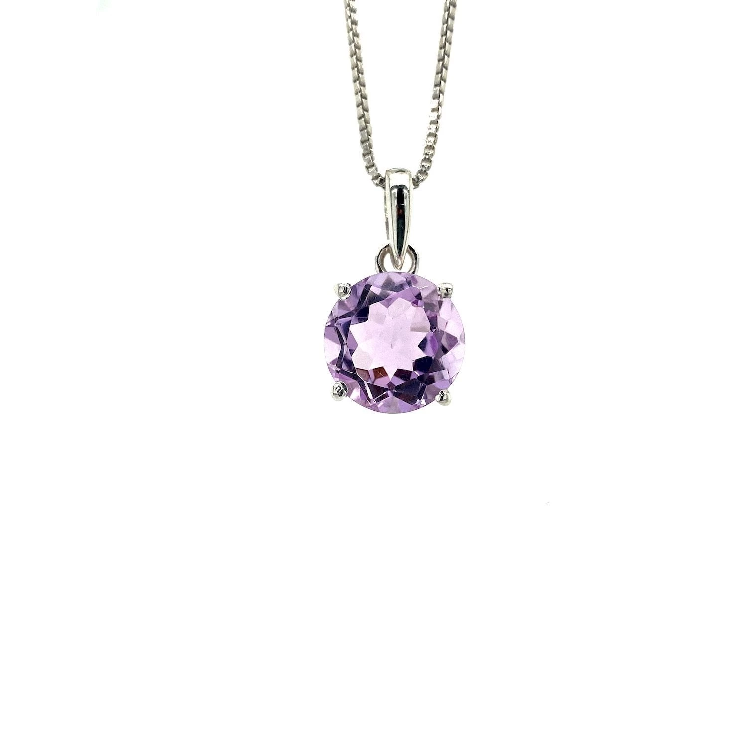 Ash Designs Sale Vera Amethyst Pendant With Chain