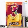 Bigsmall_cc Father's Day Kobe Bryant Printed Wooden Frame
